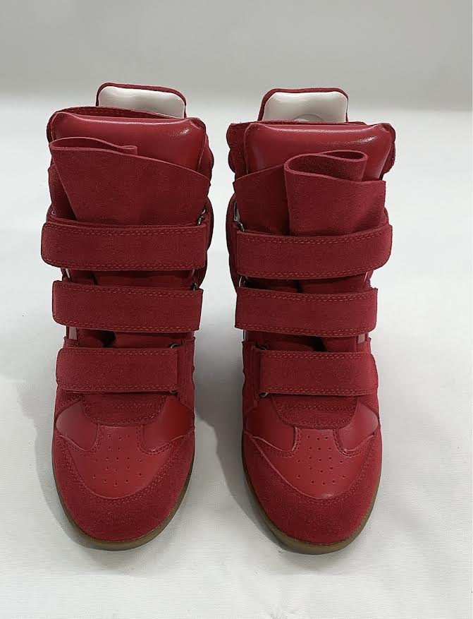 BEKETT SNEAKER IN ROGUE RED